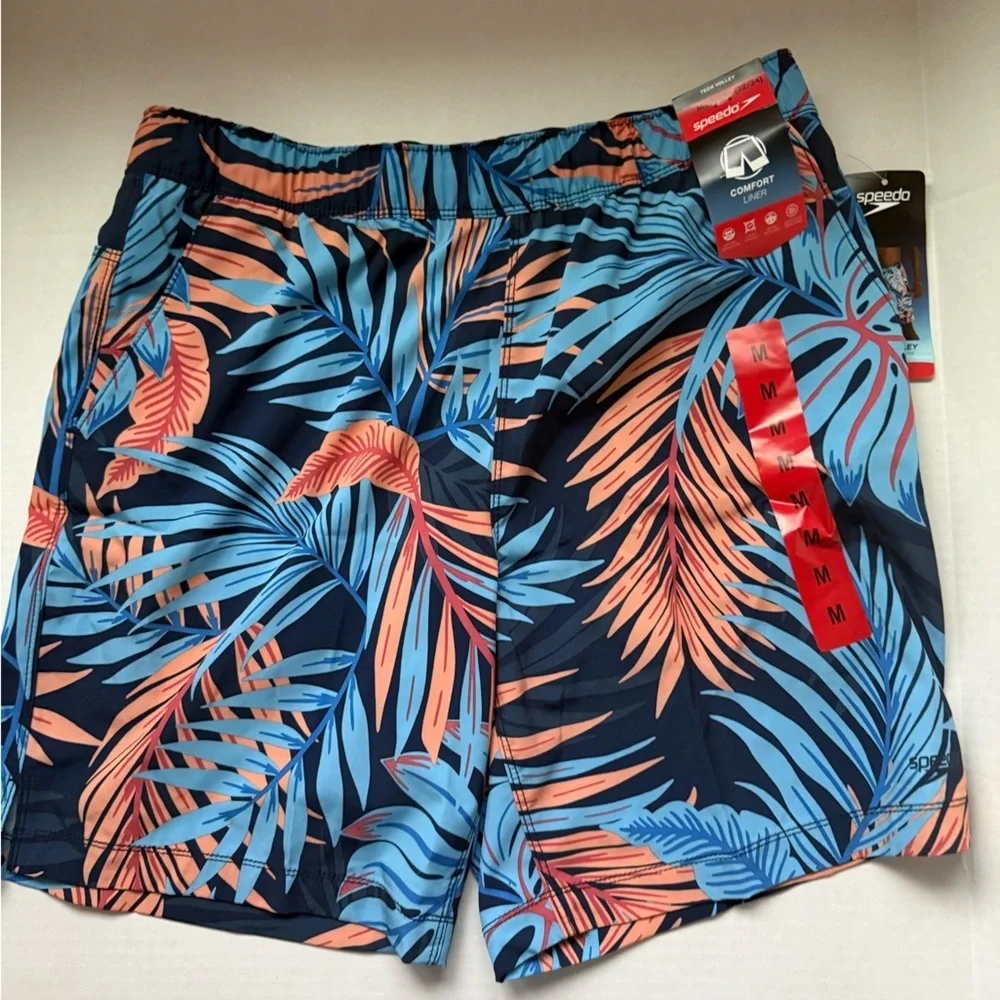 Speedo Men's Tropical Swim Shorts - Speedo Mens Hydro Volley Swim Shorts